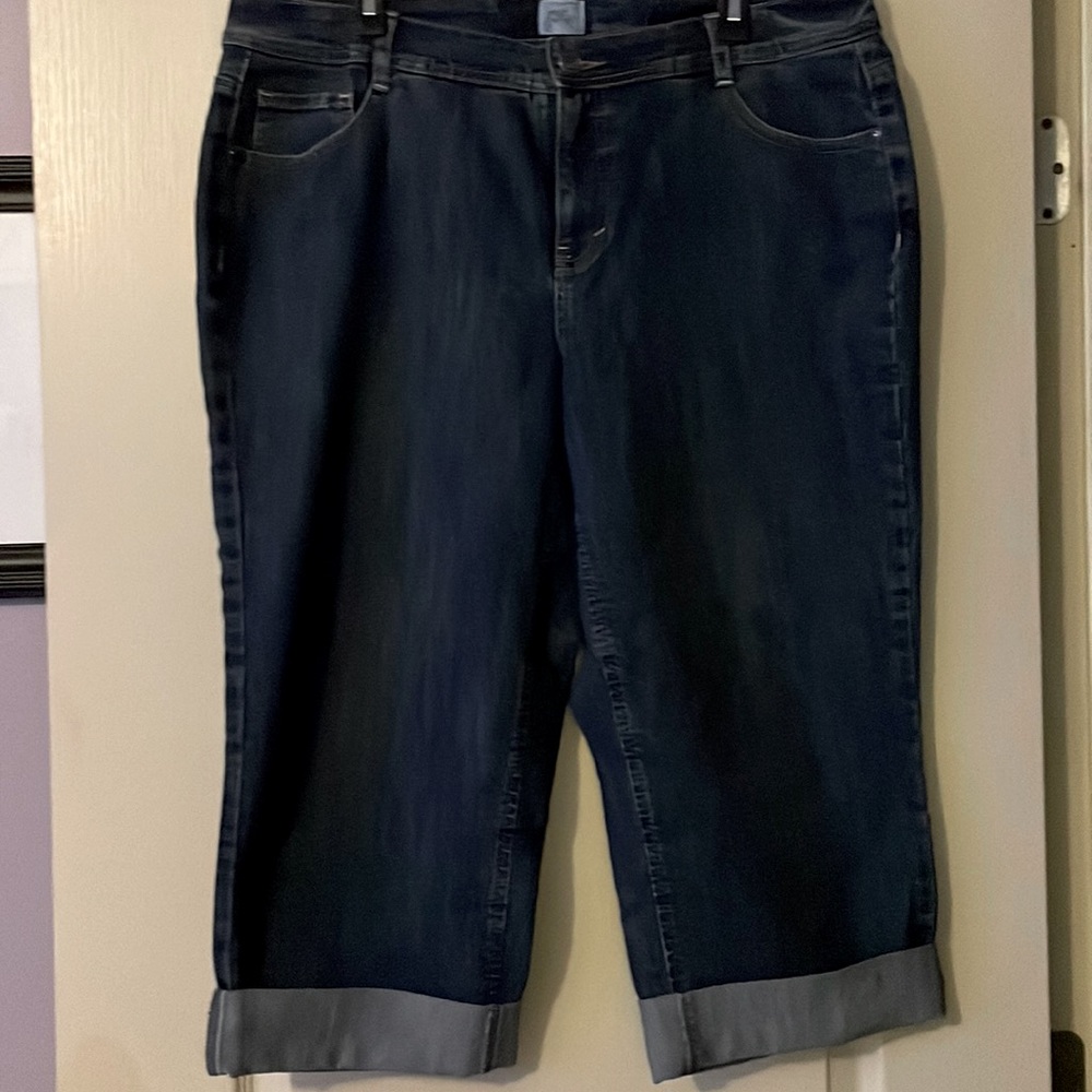 Just My Size Denim Capris Size 18W